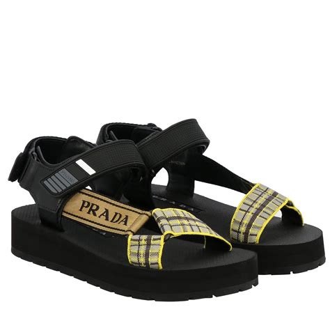 prada sandale sale|designer prada flat sandals.